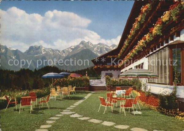 Sonthofen Oberallgaeu Allgäuer Berghof mit Alpe Eck