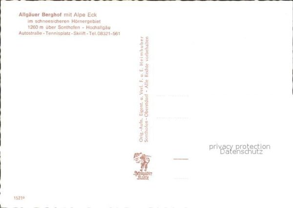 Sonthofen Oberallgaeu Allgäuer Berghof mit Alpe Eck – Bild 2