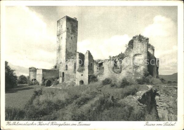 Koenigstein Taunus Ruine von Südost