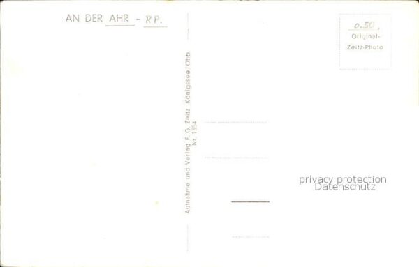 Foto Zeitz F.G. Nr. 1354 Ruine Are Altenahr – Bild 2