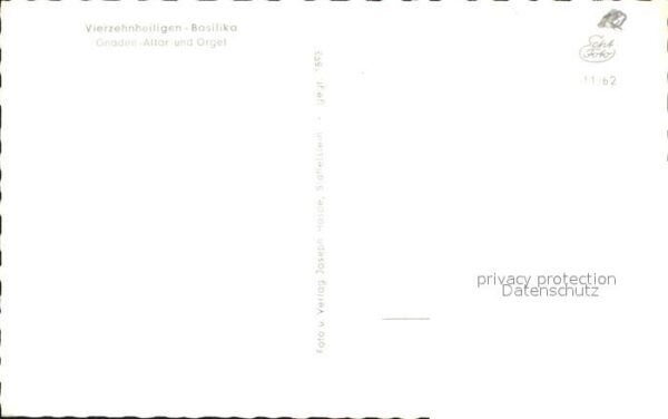 Kirchenorgel Vierzehnheiligen-Basilika Gnaden-Altar – Bild 2