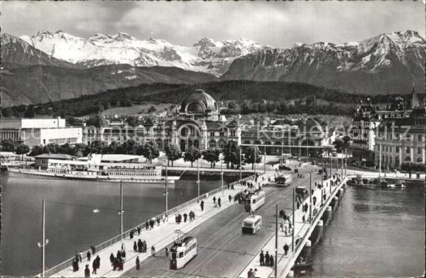 Strassenbahn Luzern Seebrücke Bahnhof Unterwaldnerbe