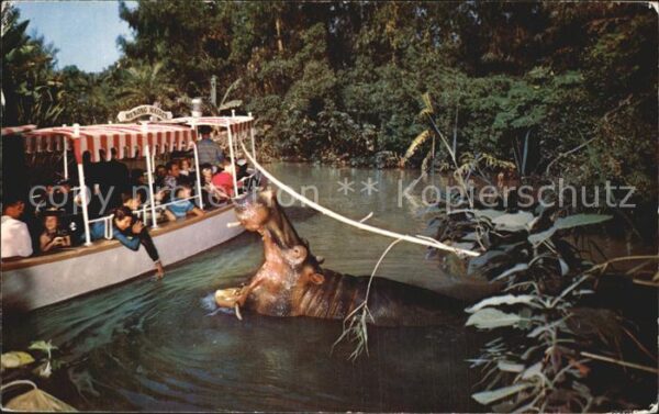 Disneyland California Explorer's Boat Hippo Nilpferd