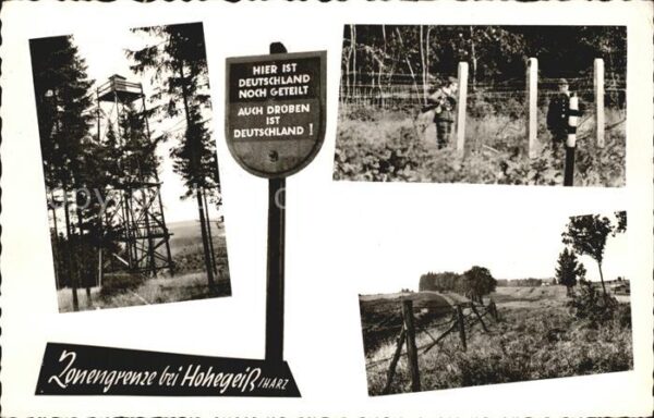 Grenze Douane Zoll Hohegeiss Harz