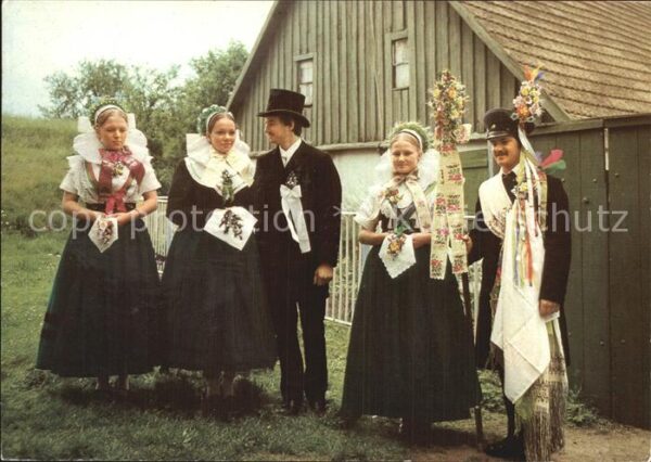 Trachten Sorbische Hochzeitstrachten Wolkenberg