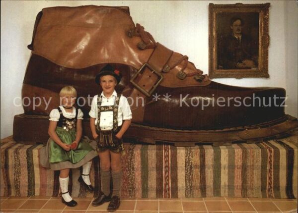 Schuhe Heimatmuseum Oberstdorf Kinder Trachten
