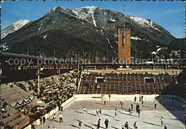 Eislaufen Schlittschuhlaufen Olympia-Eosstadion Garmisch-Partenkirch