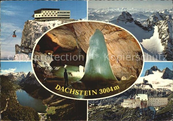 Hoehlen Caves Grottes Dachstein Seilbahn Gosaukann Krippenste