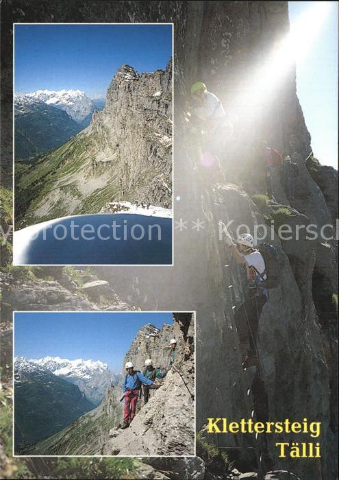 Klettern Bergsteigen Tälli Gadmen Bergführerverein Haslital