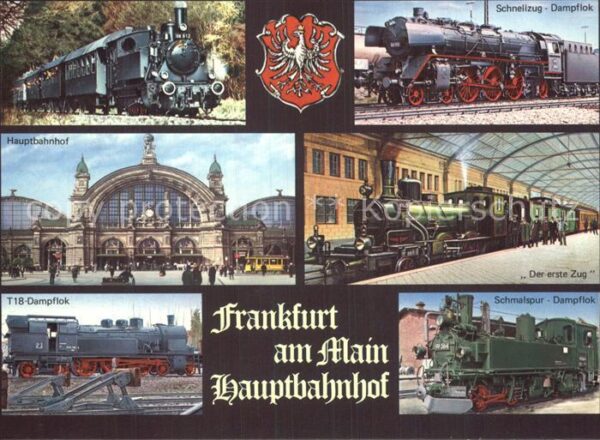 Lokomotive Hauptbahnhof Frankfurt am Main