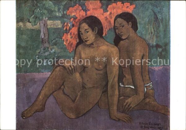 Kuenstlerkarte Paul Gauguin Et l'or de leur corps