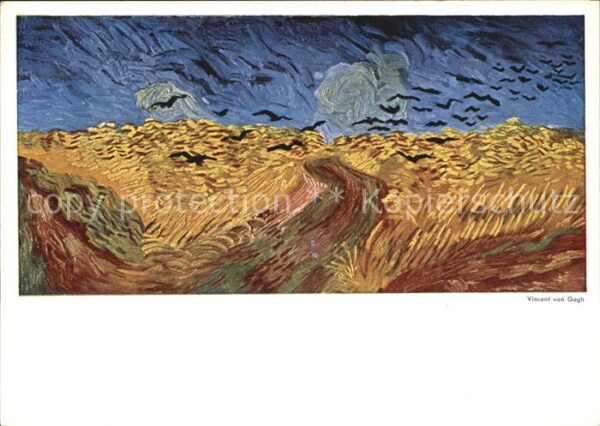 Van Gogh Vincent Kornfelder mit schwarzen Vögeln 1890