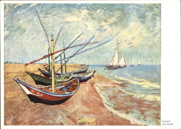 Van Gogh Vincent Die Boote von St. Maries