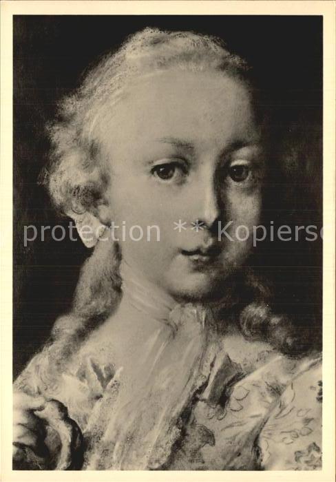 Kuenstlerkarte Rosalba Carriera Ewiges Antlitz Kind II