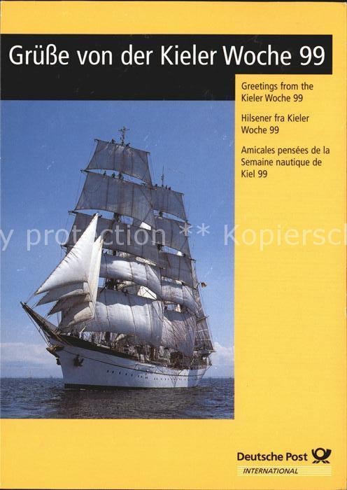 Segelschiffe Kieler Woche Deutsche Post