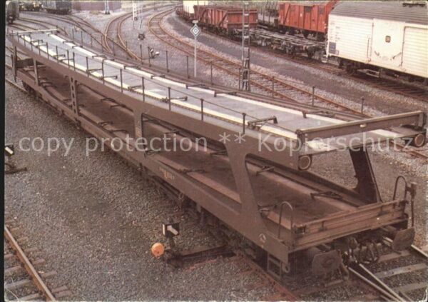 Eisenbahn Doppelstockwagen Autotransport Reisezug