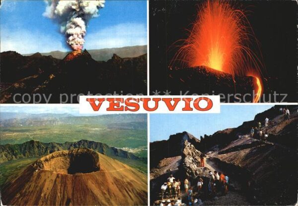 Vulkane Geysire Vulcans Geysers Vesuvio Napoli Eruzione Cratere