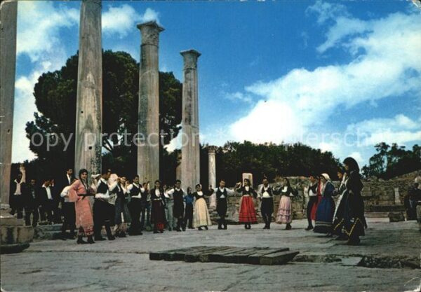Tanz Taenzer Volkstanz Salamis Griechenland