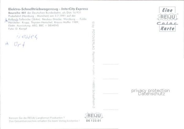 Eisenbahn Elektro-Schnelltriebwagenzug InterCity – Bild 2