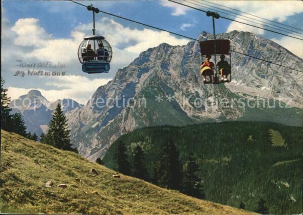 Seilbahn Jenner Sessellift Watzmann Steinernes M