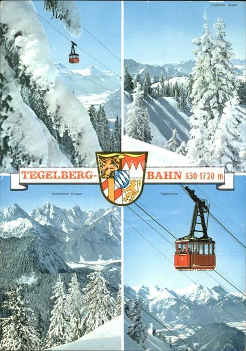 Seilbahn Tegelberg Lechtaler Alpen Aggenstein