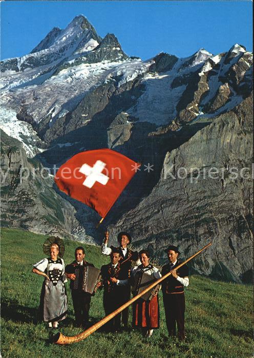 Alphorn Fahnenschwinger First Schreckhorn Kapel