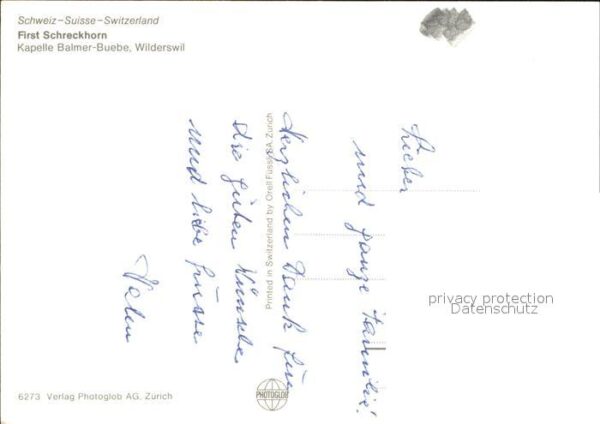 Alphorn Fahnenschwinger First Schreckhorn Kapel – Bild 2