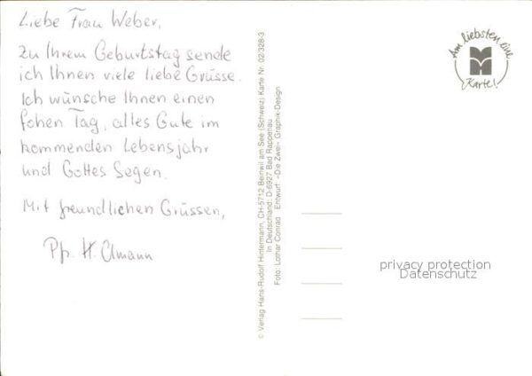 Blumen Geburtstag Psalm 93 – Bild 2