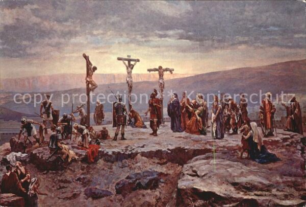 Christentum Kreuzigungsgruppe Panorama Einsiedeln