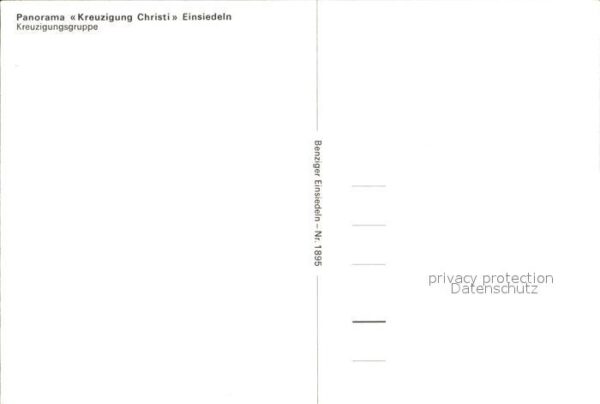 Christentum Kreuzigungsgruppe Panorama Einsiedeln – Bild 2