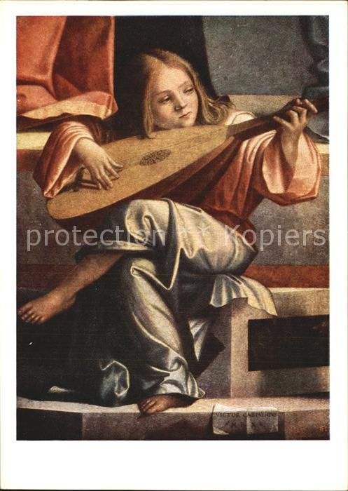 Verlag Bruckmann Nr. 213 Victor Carpaccio Musizierendes Kind