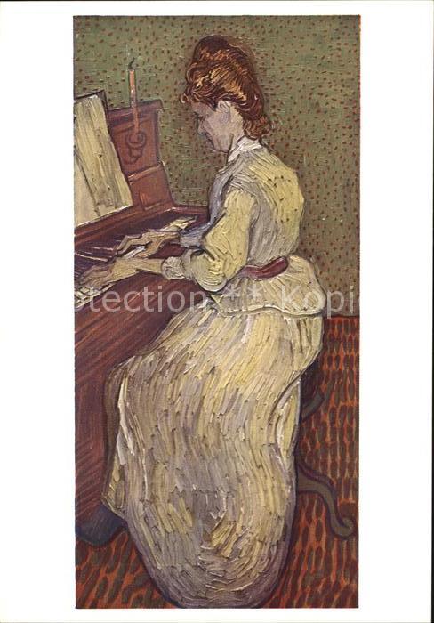 Van Gogh Vincent Mademoiselle Gachet playing the Piano