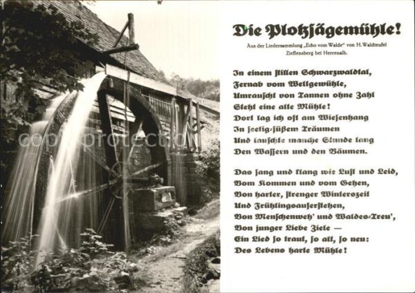 Wassermuehle Die Plotzsägemühle Loffenau Bad Herrena