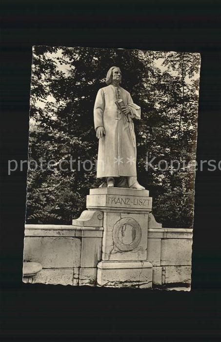 Liszt Franz Komponist Denkmal Weimar
