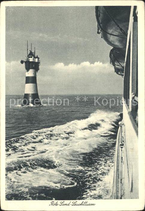 Leuchtturm Lighthouse Rote-Sand-Leuchtturm