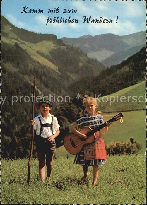Wandern Kinder Gitarre