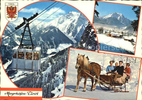Seilbahn Penken Mayrhofen Zillertal Pferdeschlit