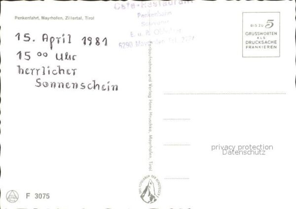 Seilbahn Penken Mayrhofen Zillertal Pferdeschlit – Bild 2