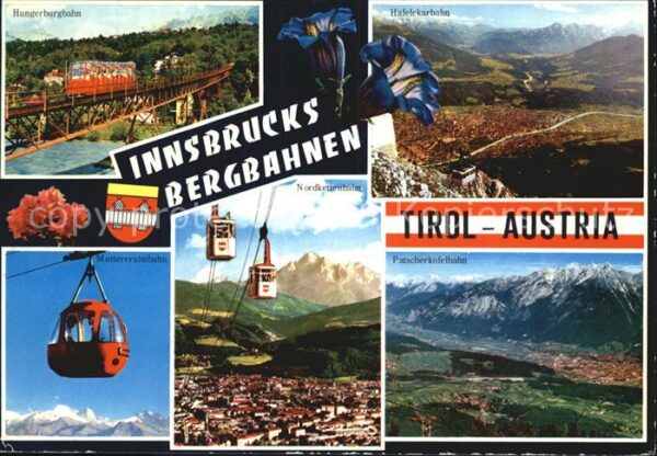 Seilbahn Muttereralm Nordkettenbahn Hungerburgba