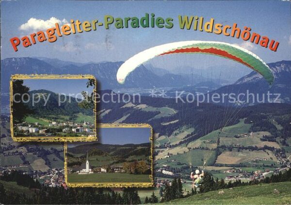 Gleitschirmflug Niederau Hochtal Wildschönau Tirol