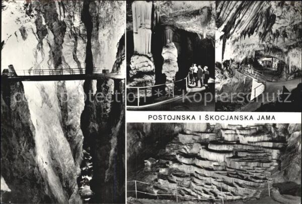 Hoehlen Caves Grottes Postojnska i Skocjanska Jama