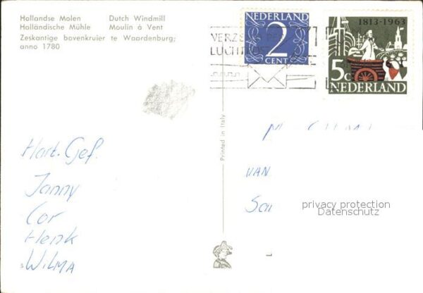 Windmuehle Waardenburg Holland – Bild 2