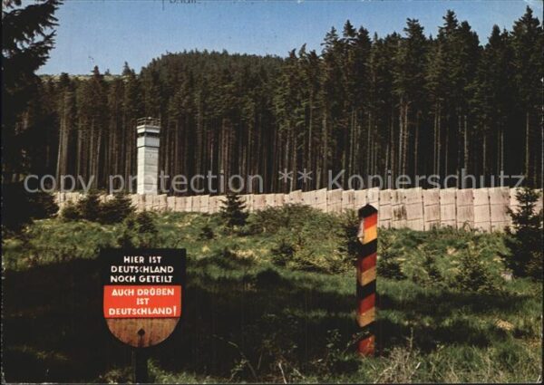 Grenze Douane Zoll Zonengrenze Harz