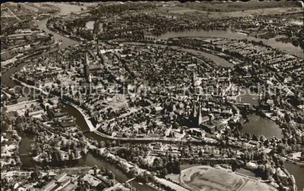 Luebeck Fliegeraufnahme