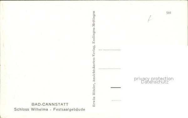 Bad Cannstatt Schloss Wilhelma Festsaalgebäude – Bild 2