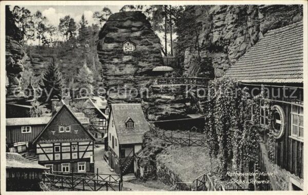 Saechsische Schweiz Rathewalder Mühle