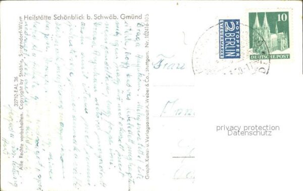 Schwaebisch Gmuend Heilstätte Schönblick – Bild 2