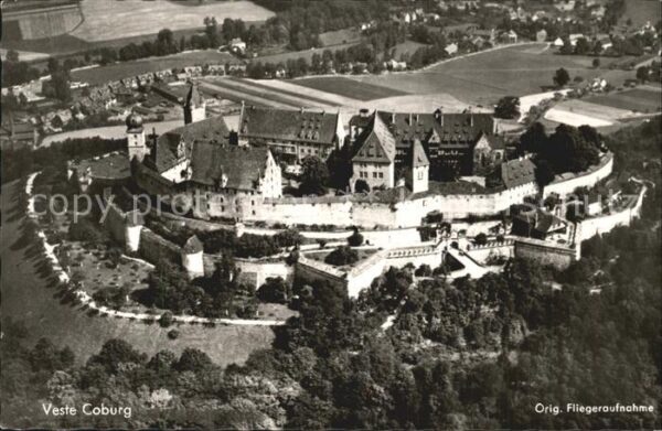 Coburg Veste Coburg Fliegeraufnahme