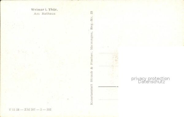 Weimar Thueringen Rathaus – Bild 2