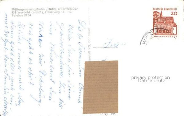 Werdohl Müttergenesungsheim Haus Wegwende – Bild 2